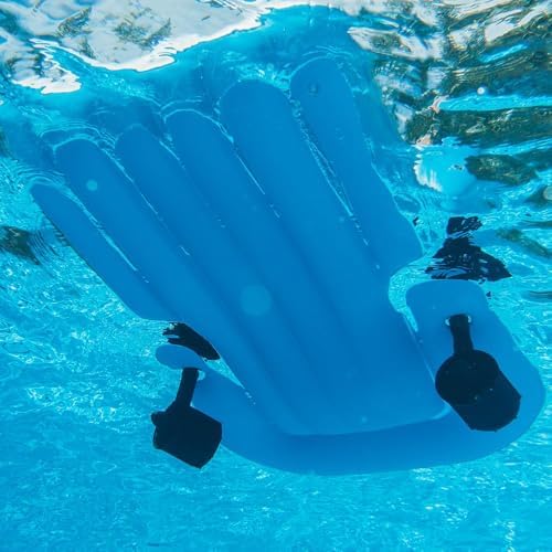 Gemotoriseerde zwembad ligstoel, 360 roterende elektrische float met dubbele motoren voor meren en feesten, 220lbs capaciteit, een-knop controle, pluche rugleuning & bekerhouder, snoer-vrij plezier